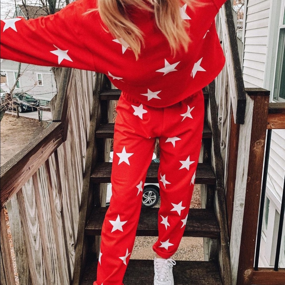 Starfit sweatshirt and sweatpants set